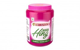 Khrishika Hing Kabuli Dana No.1   Plastic Container  500 grams